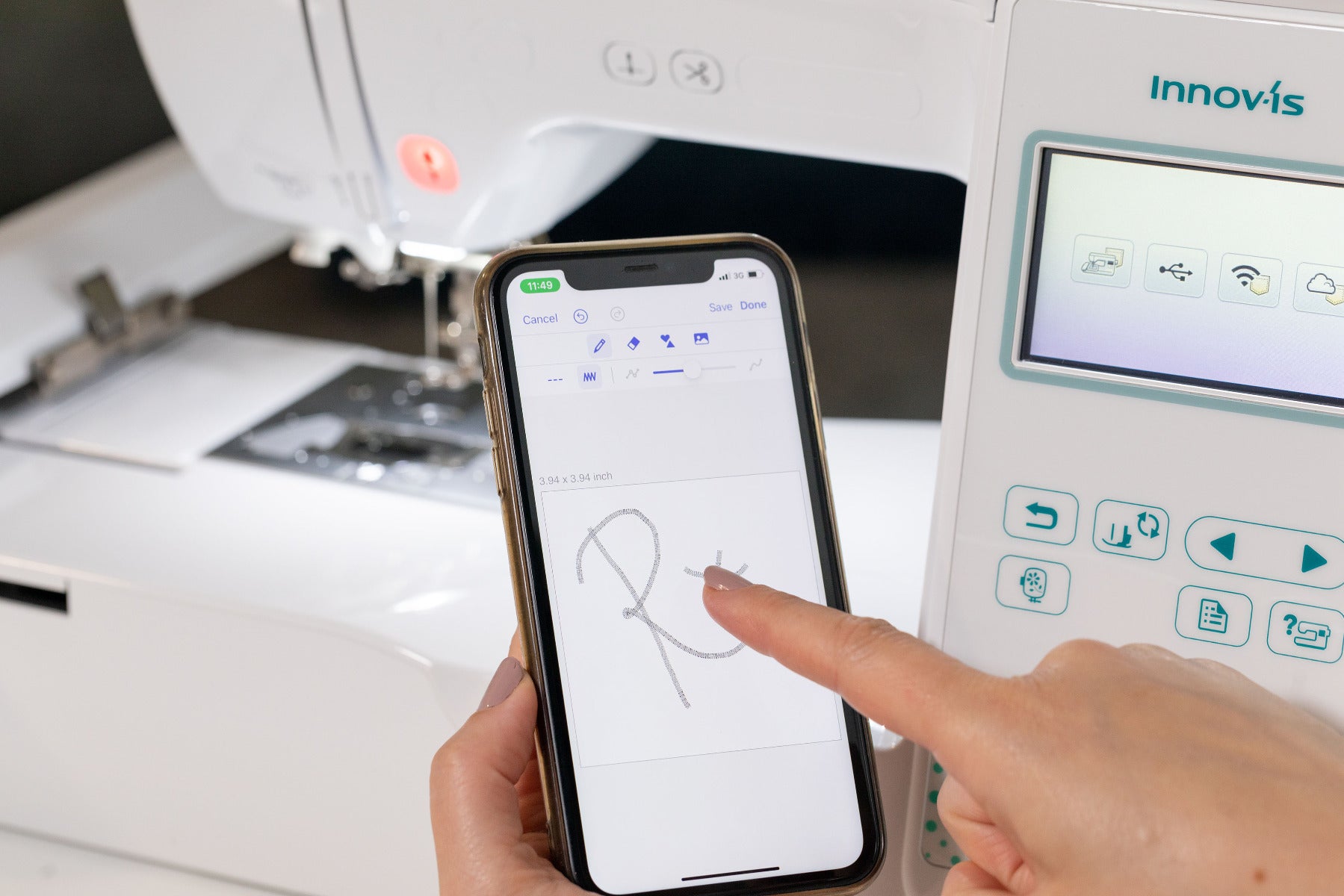 Brother Innov-is F540E Stickmaschine