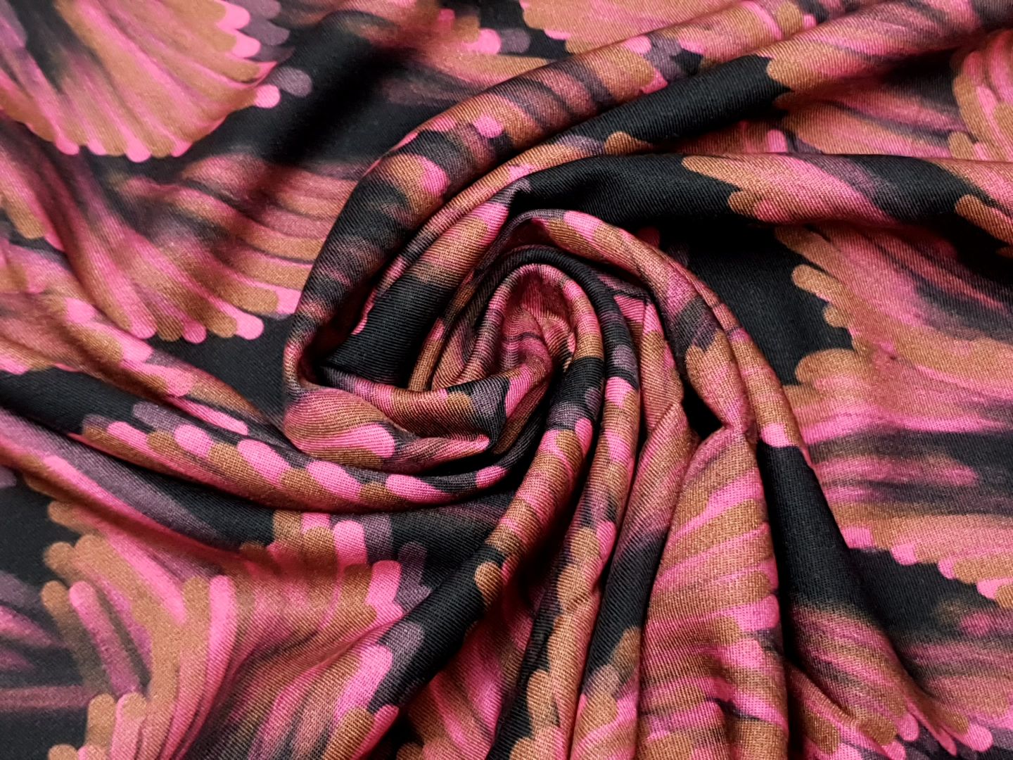 Fall Leaves by Thorsten Berger schwarz/rost/pink