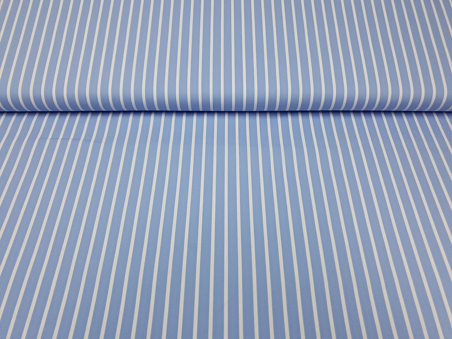 Fancy Big Stripe hellblau/weiss