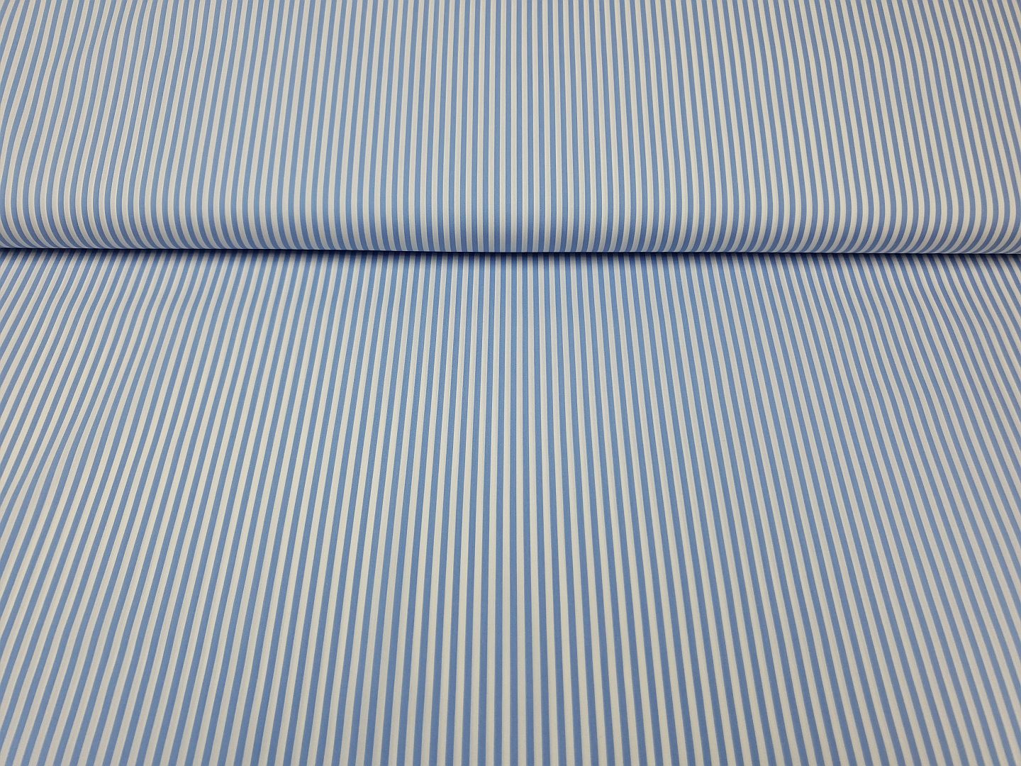 Fancy Small Stripe hellblau/weiss