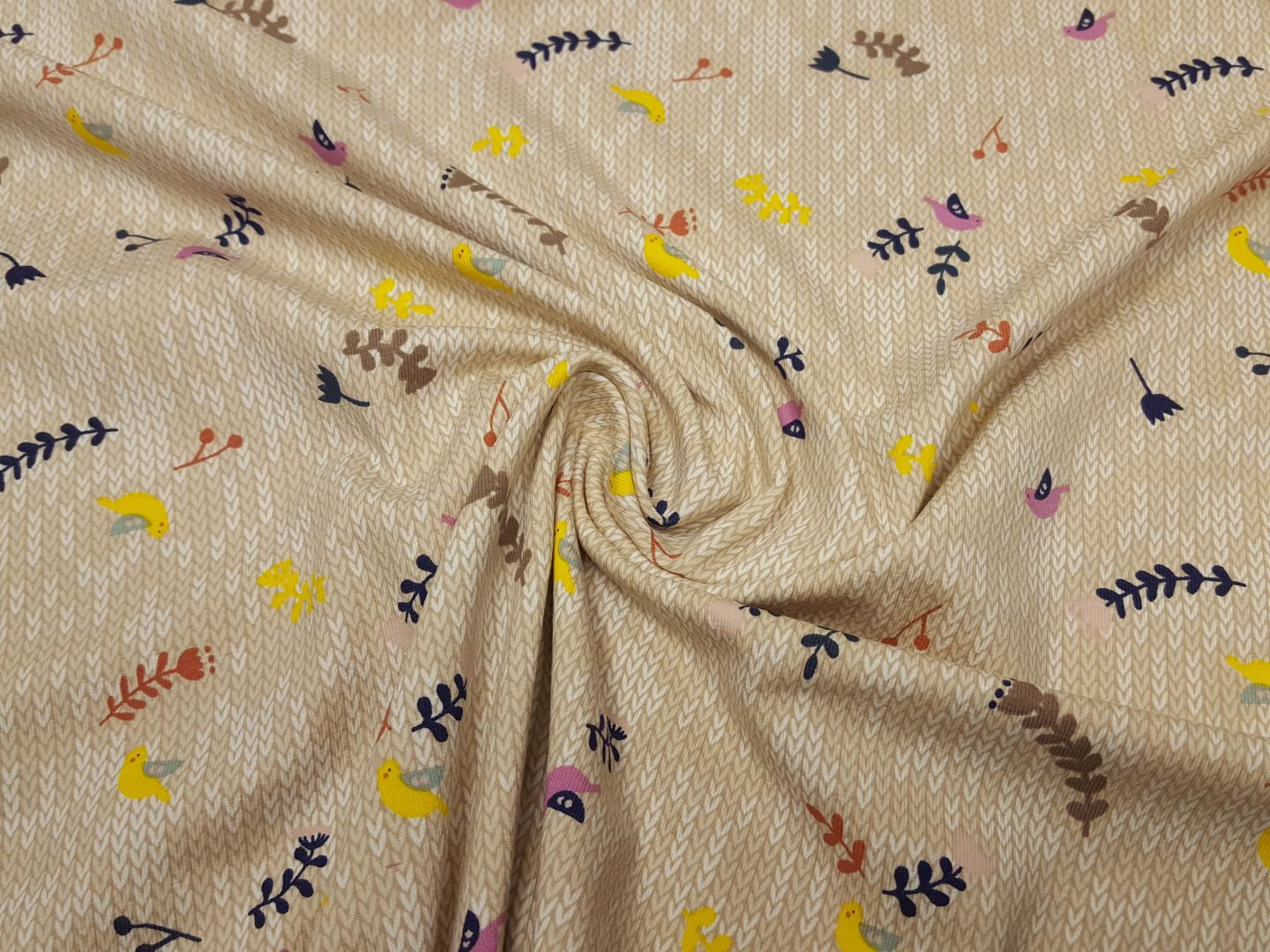 Fantasy Knit sand-weiss-gelb