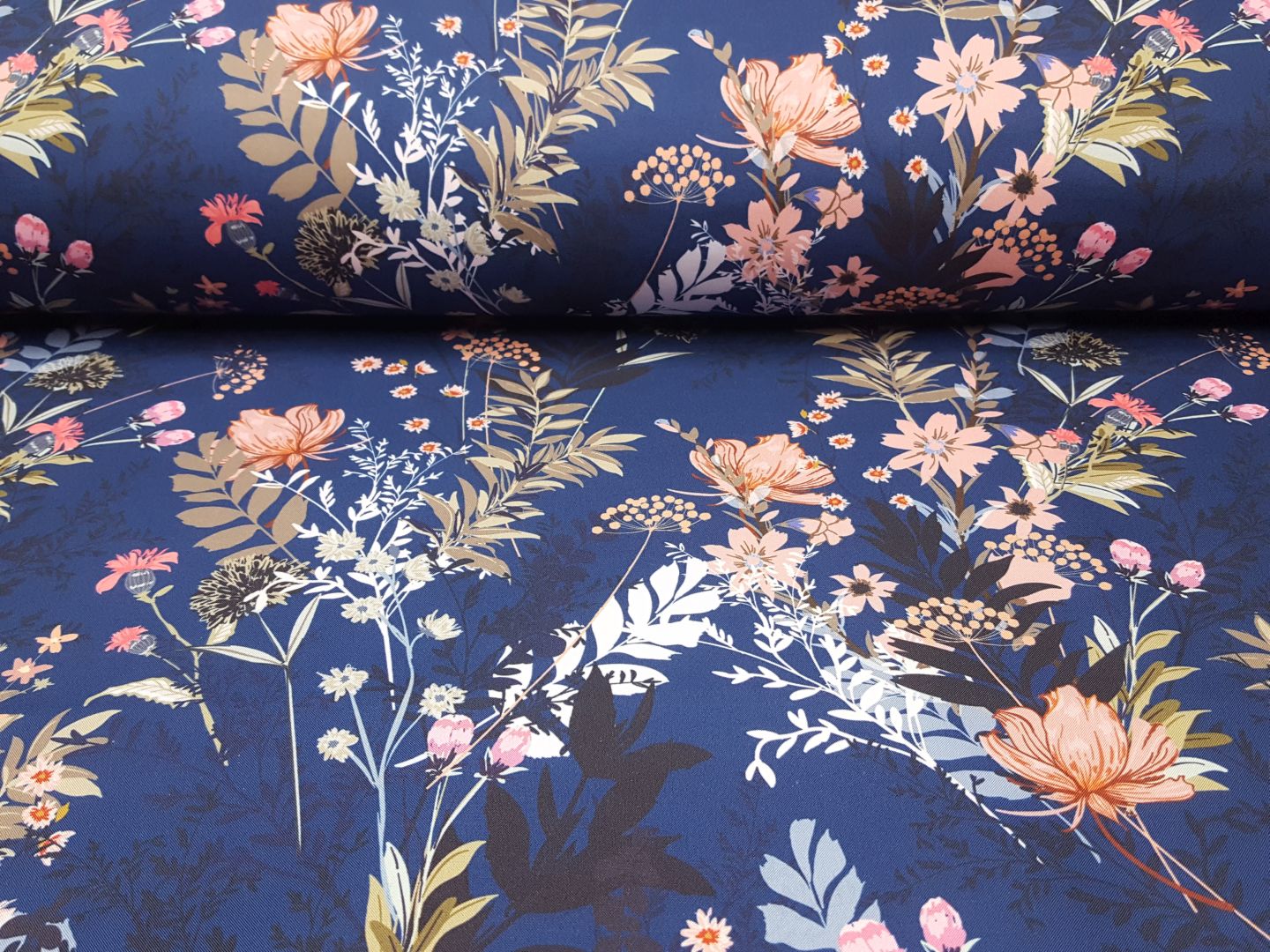 Fiete dunkelblau/oliv/flieder