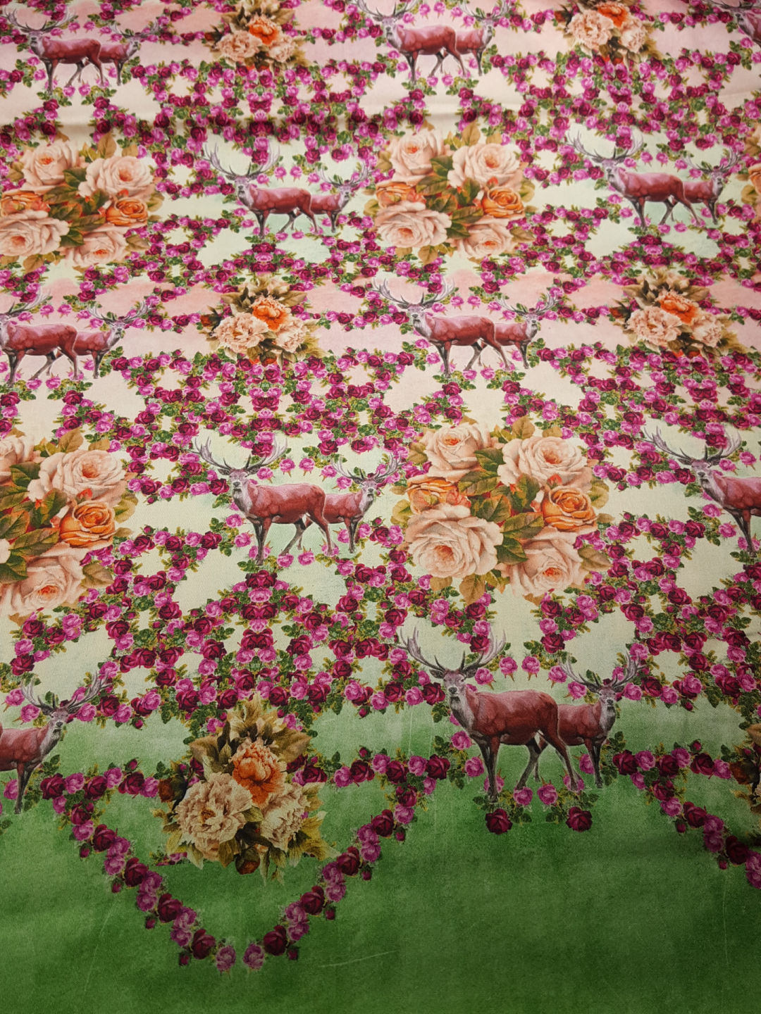 Filzmoos Rapportstoff, pastell/braun/rosa