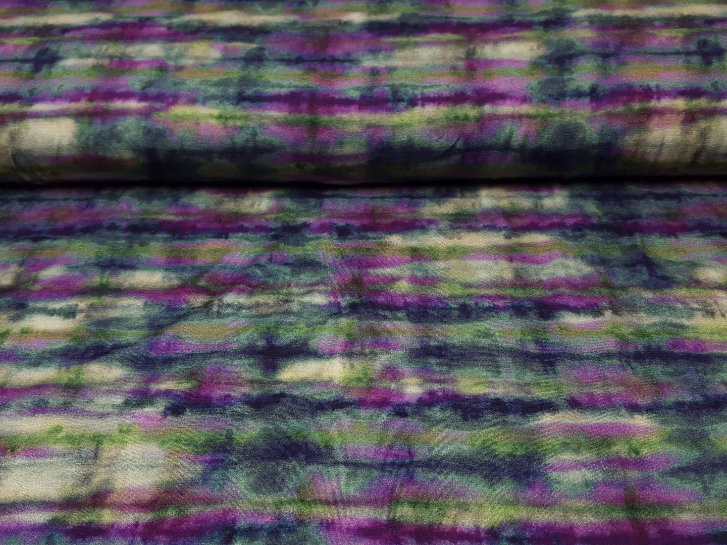 Einzelstück Firenzi violett/oliv/ creme