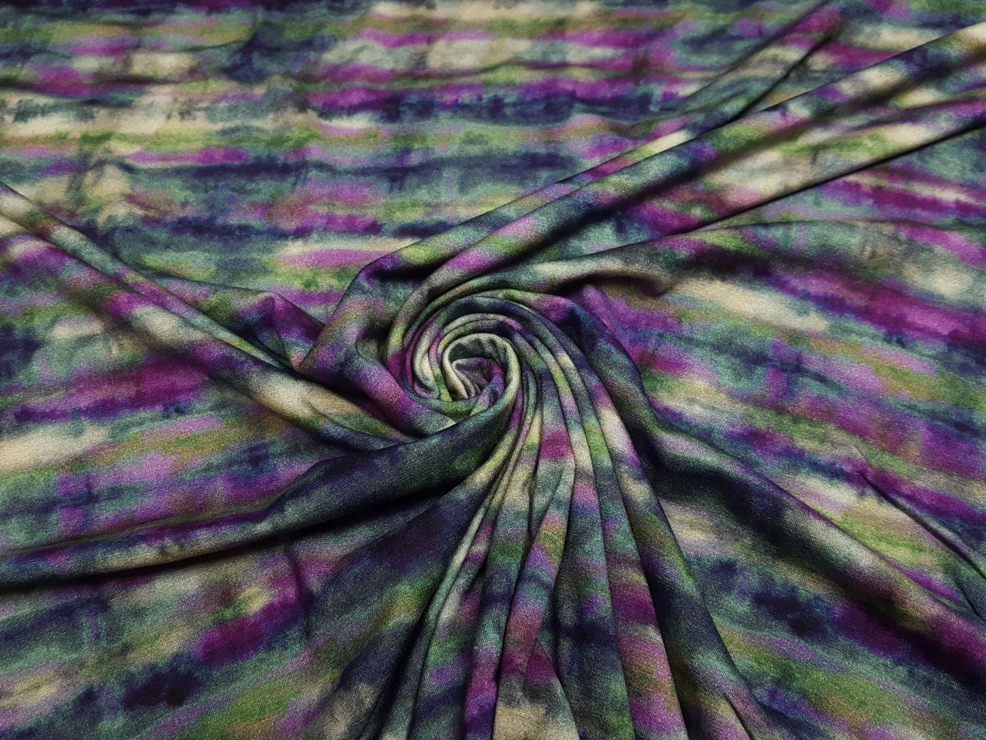 Einzelstück Firenzi violett/oliv/ creme