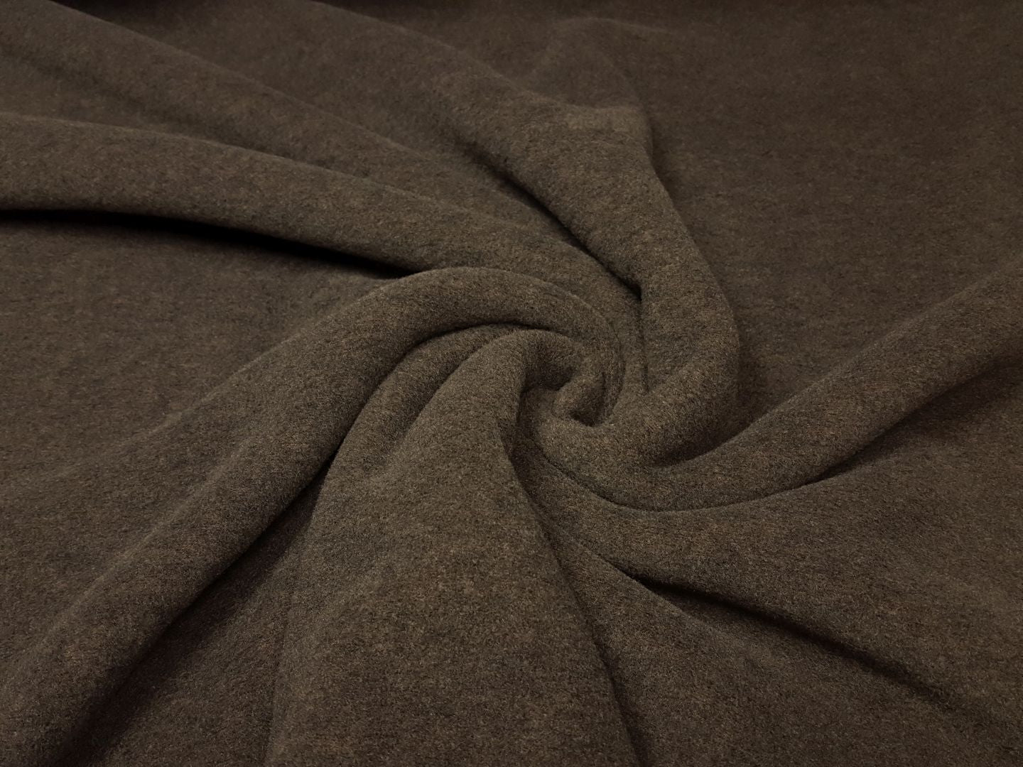 Fleece braun melange