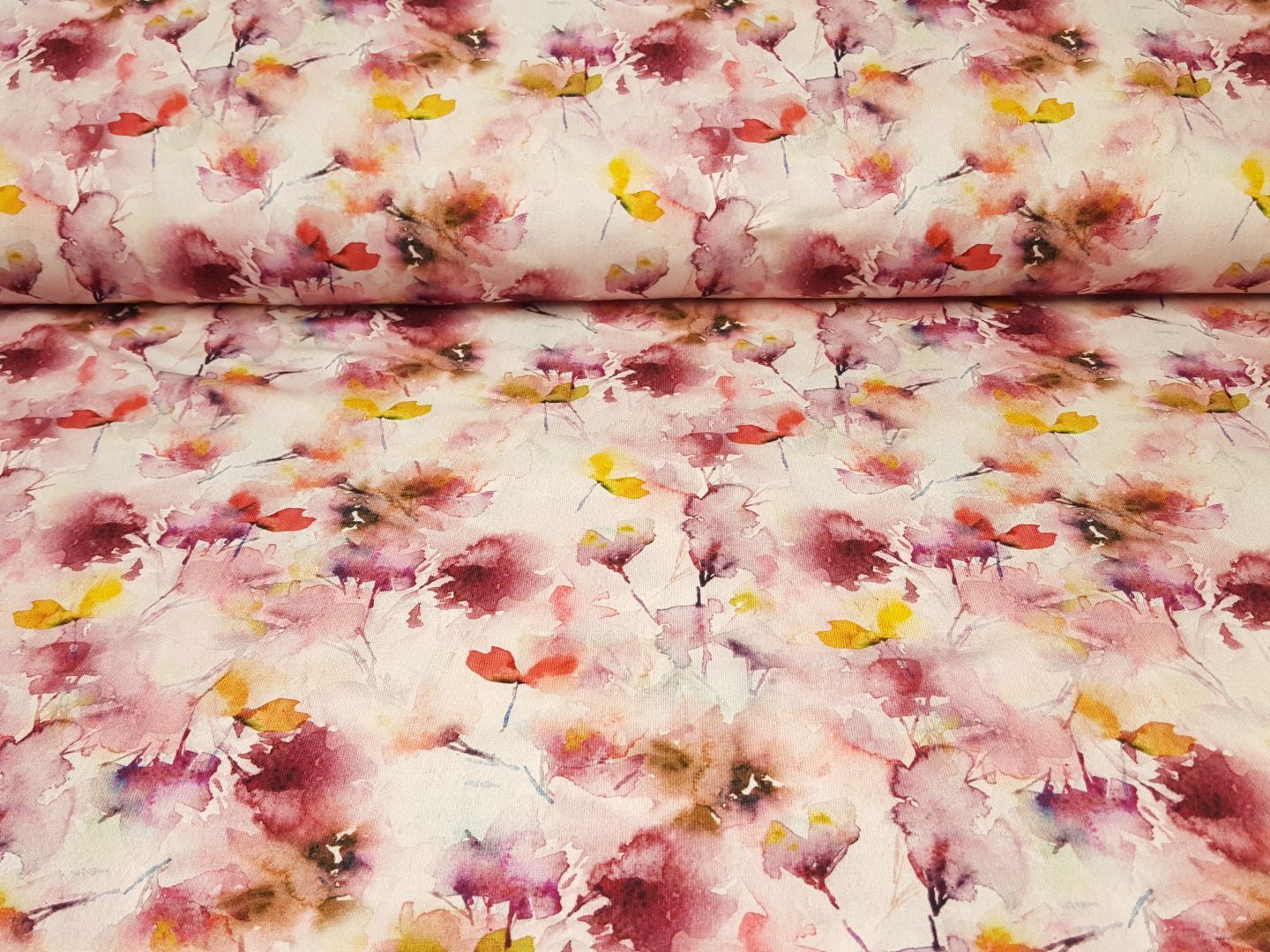 Flower bordeaux/ocker/beige