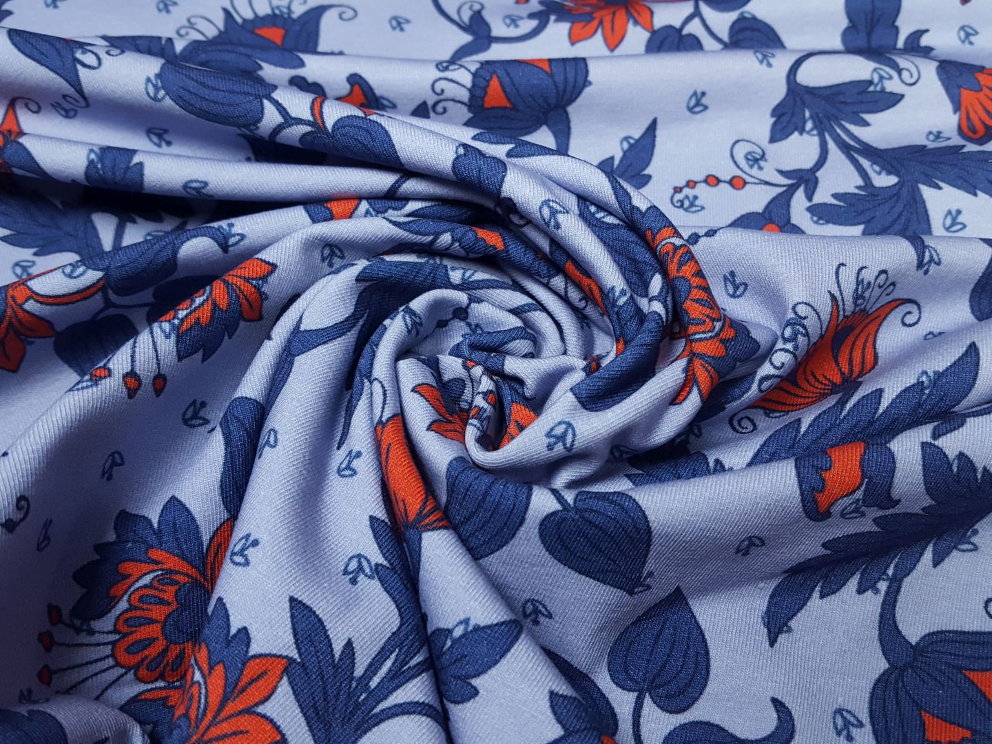 Flowers blaulila/blau/rost