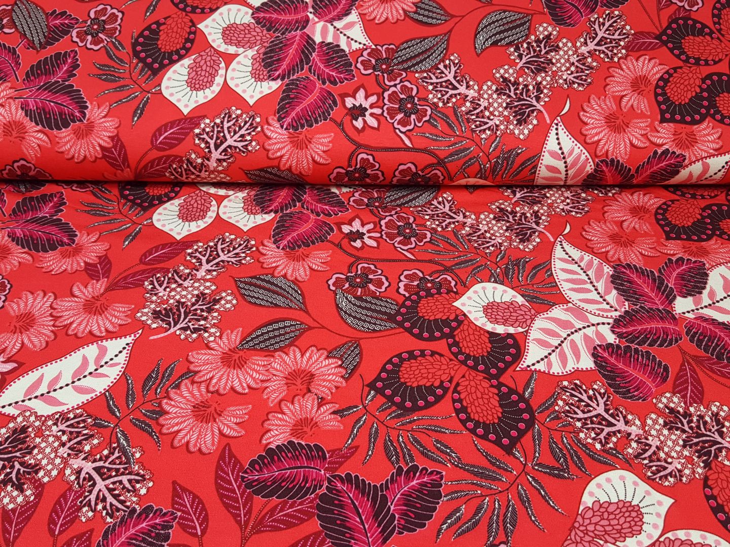 Flowers coral/pink/braun