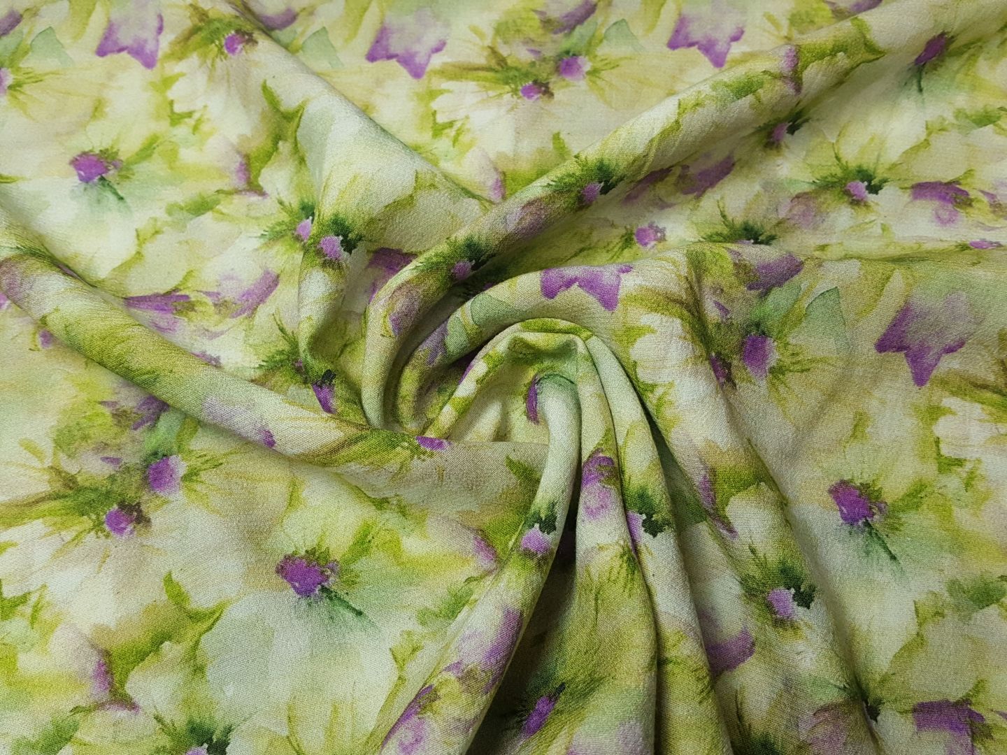 Flowers lime/lila/creme