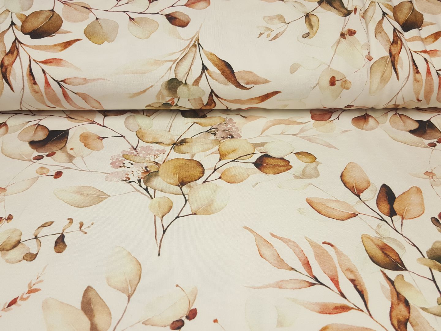 Flowers offwhite/braun
