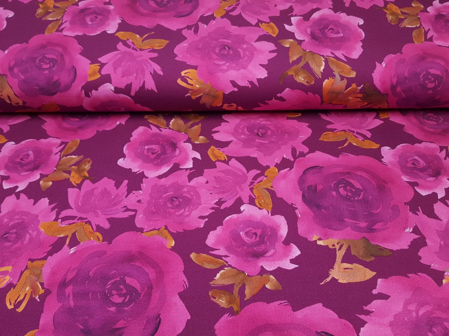 Flowers pink/fuchsia/ocker