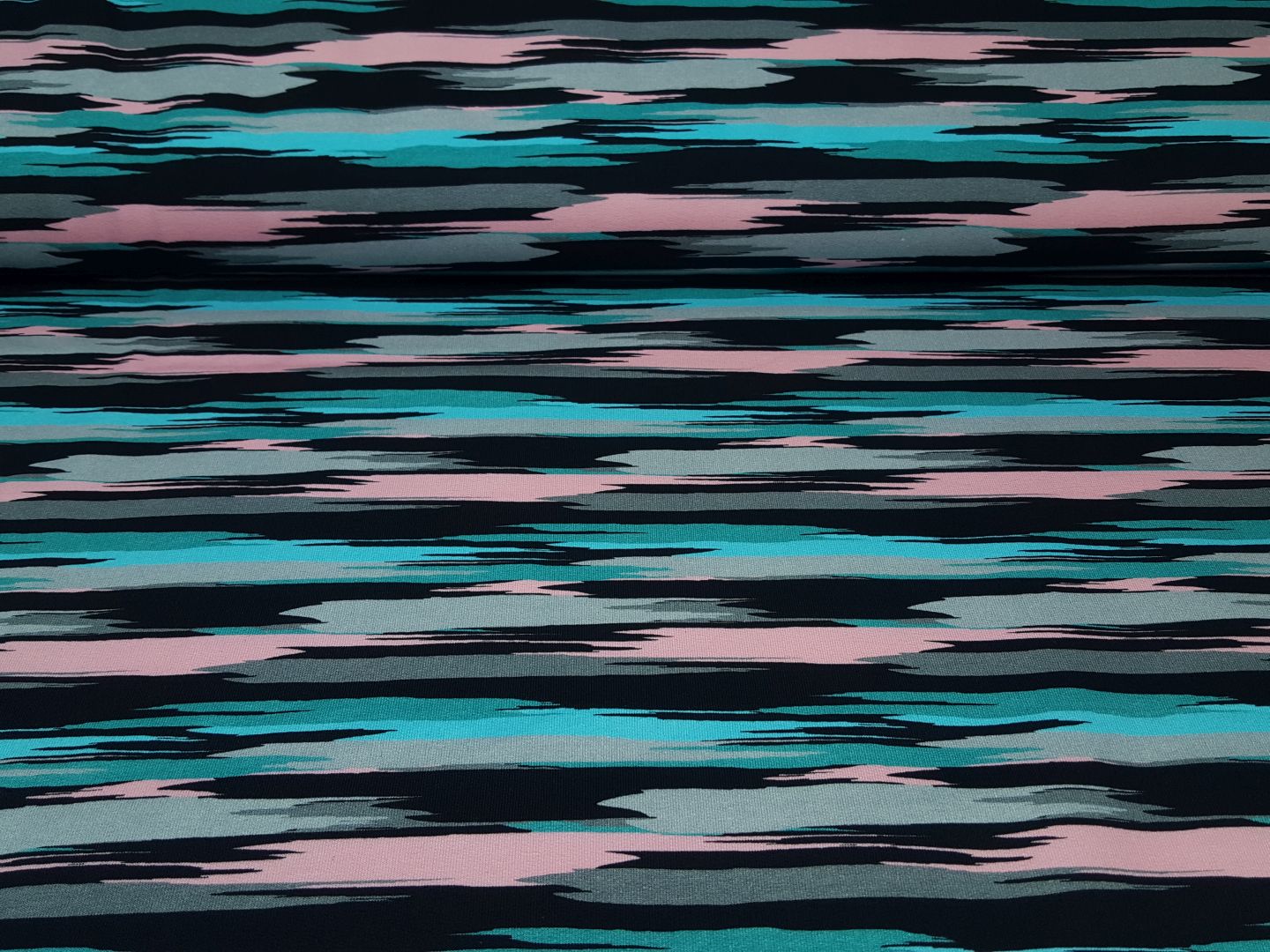 Foggy aqua/lachs/khaki/türkis/schwarz