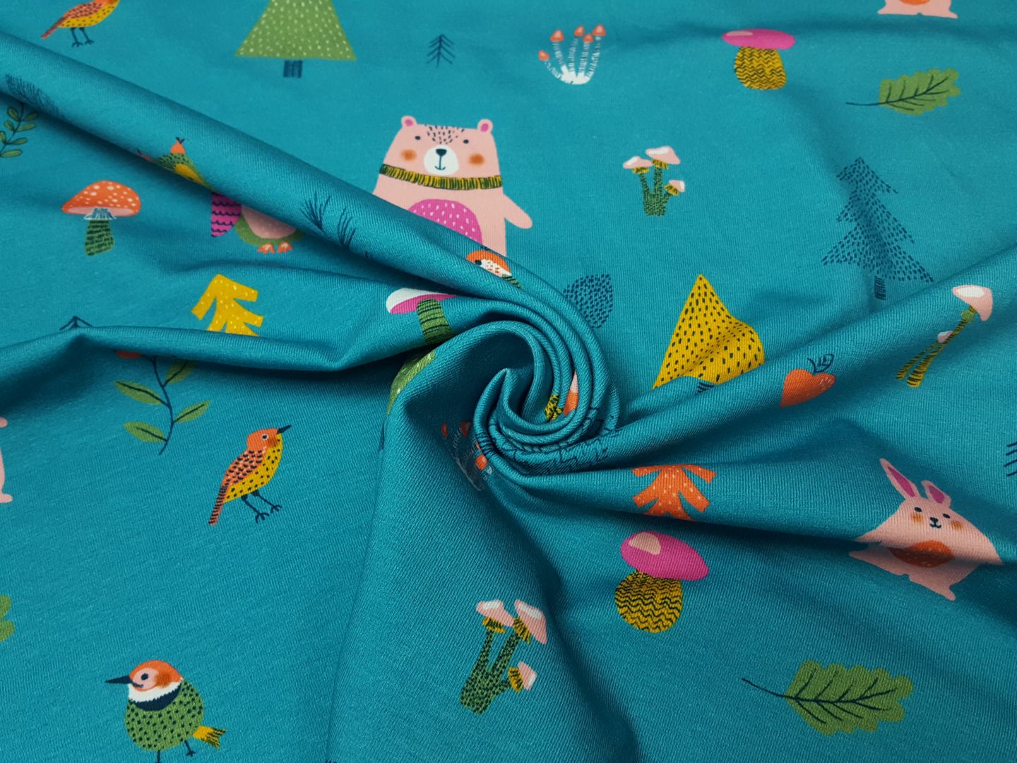 Forrest Fun petrol/ocker/rosa/orange
