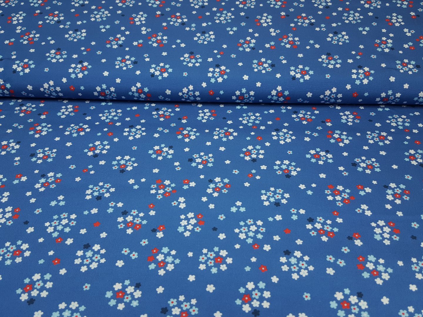 Fresh Fruits Cotton jeansblau/weiss/rot
