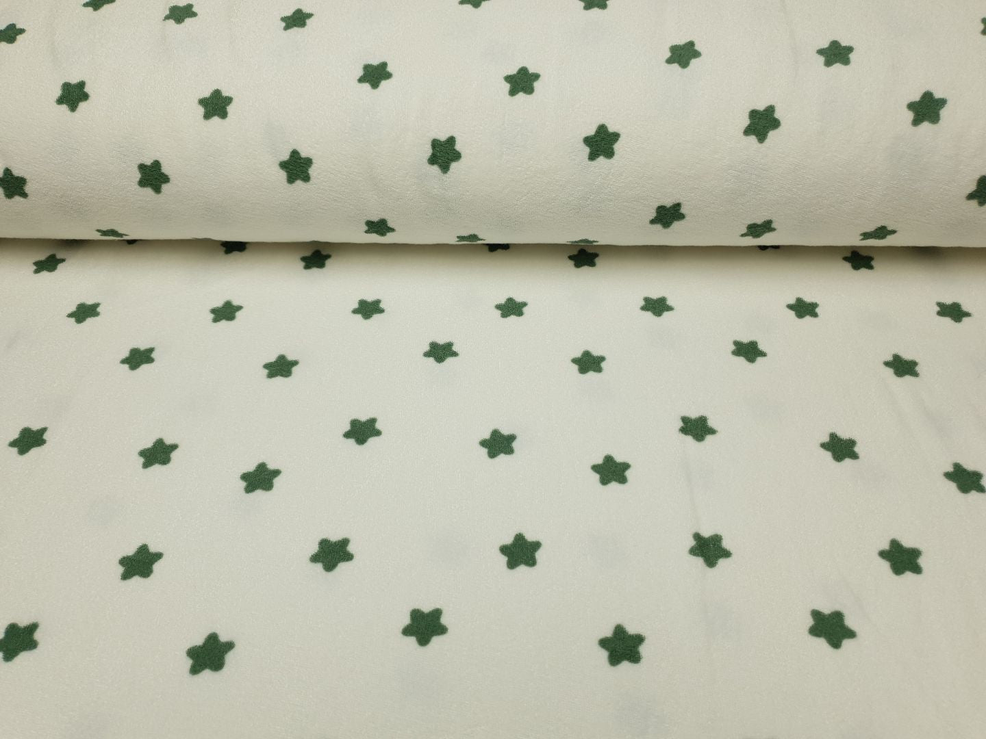 Frottejersey Stars weiss/army