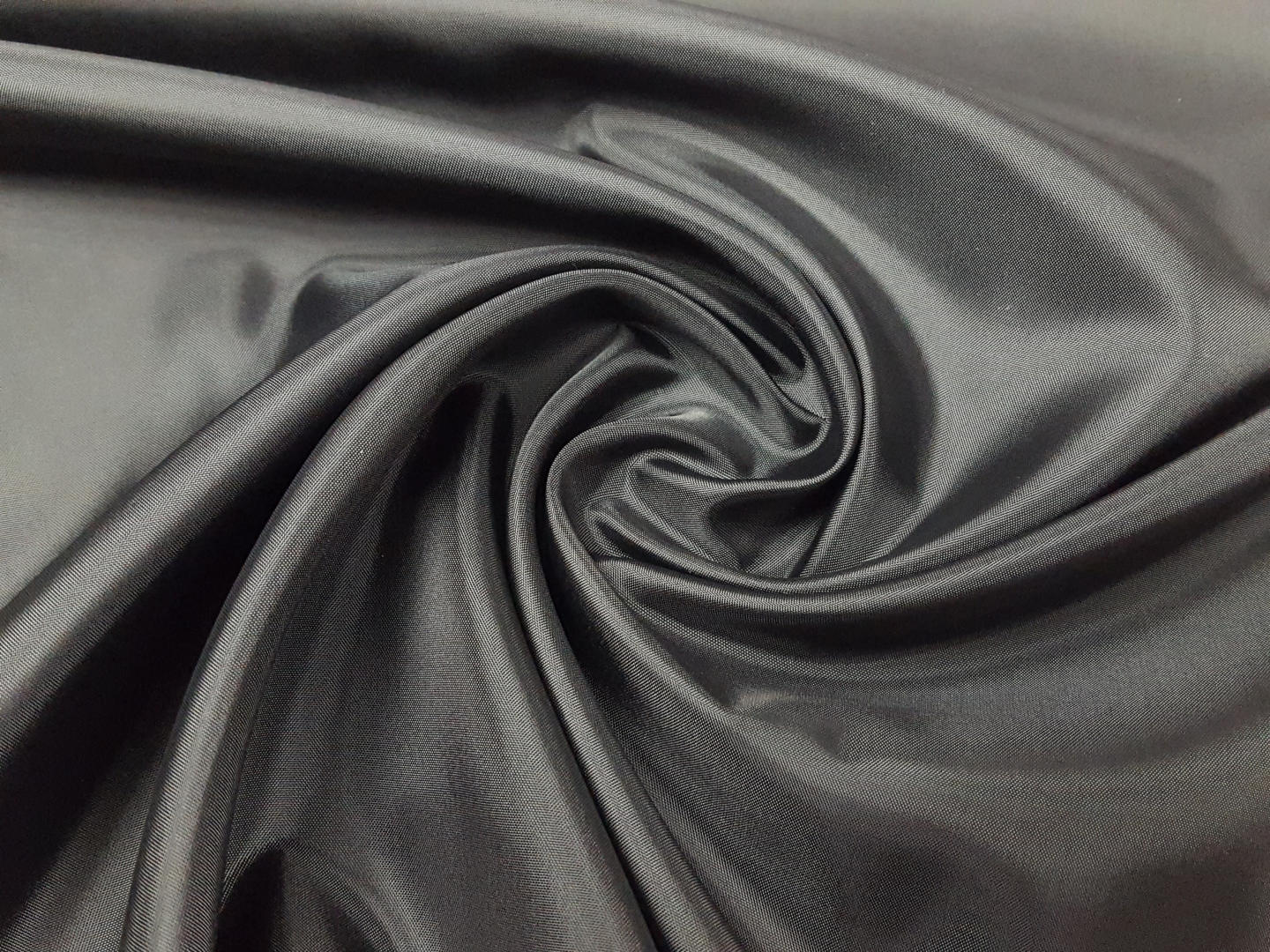 Futterstoff uni schwarz