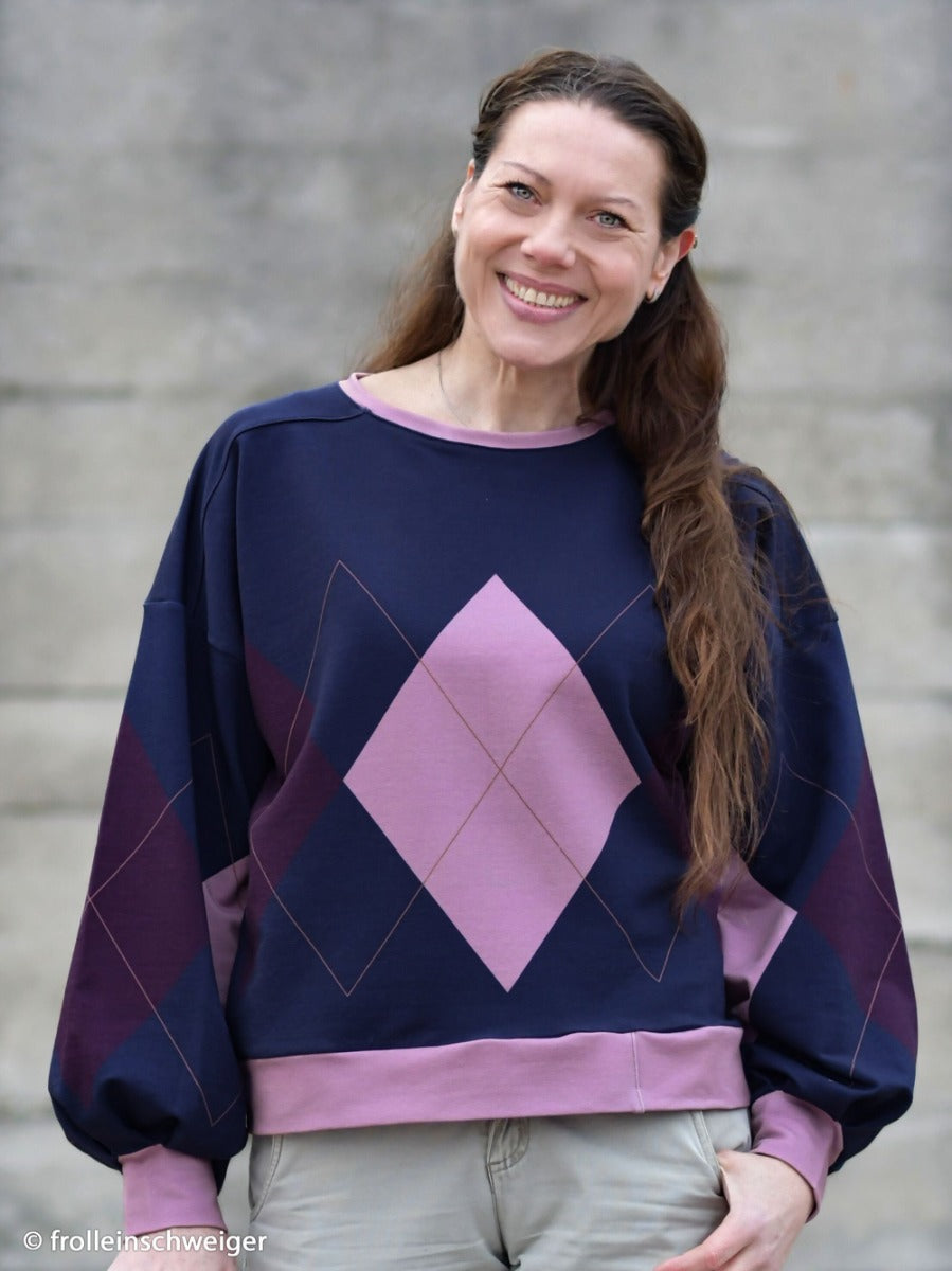 Geoluxe Argyle by Ki-ba-doo lila/violett/mauve