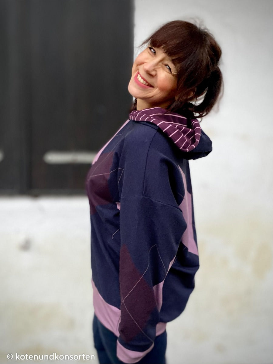 Geoluxe Argyle by Ki-ba-doo lila/violett/mauve