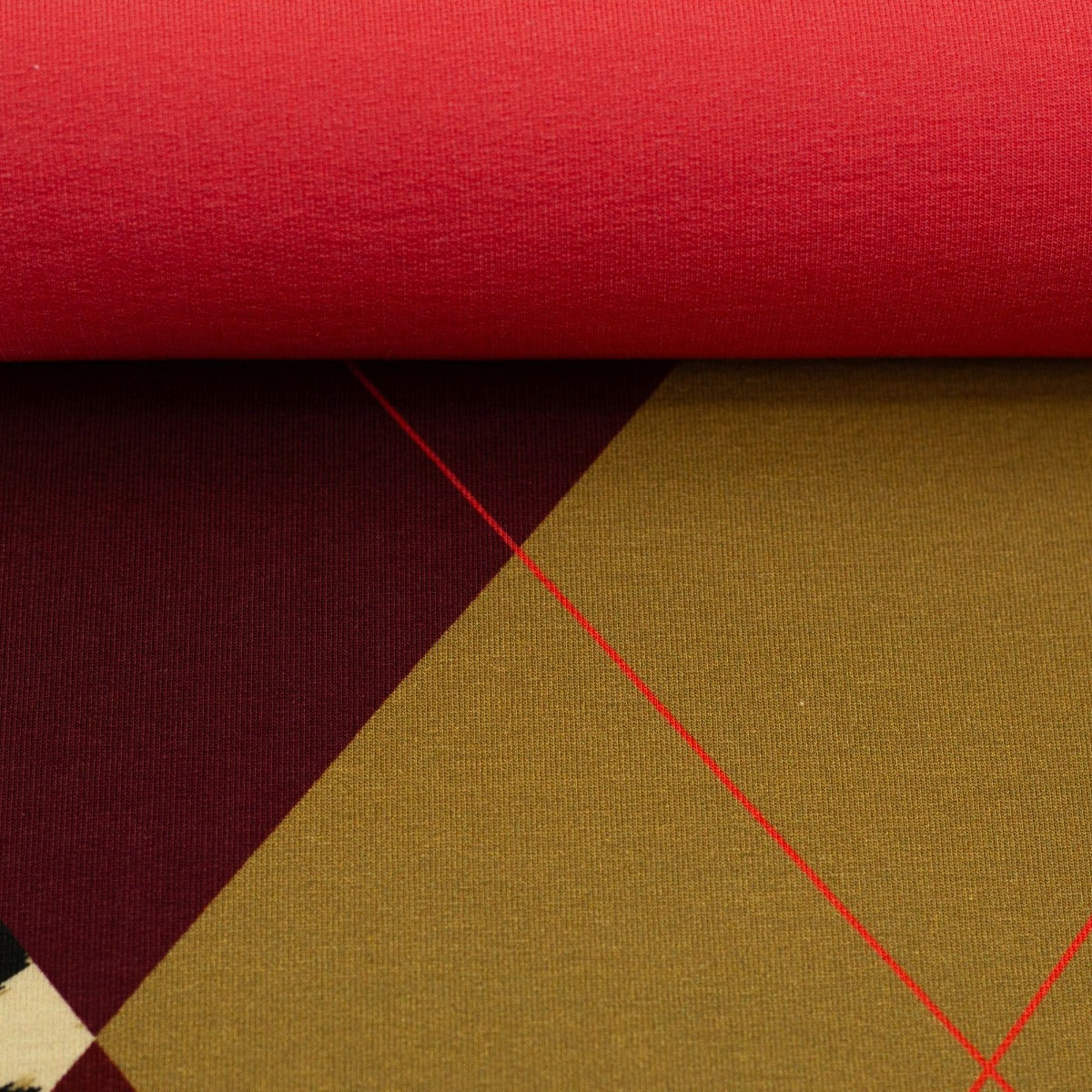 Geoluxe Argyle by Ki-ba-doo weinrot/rot/ocker