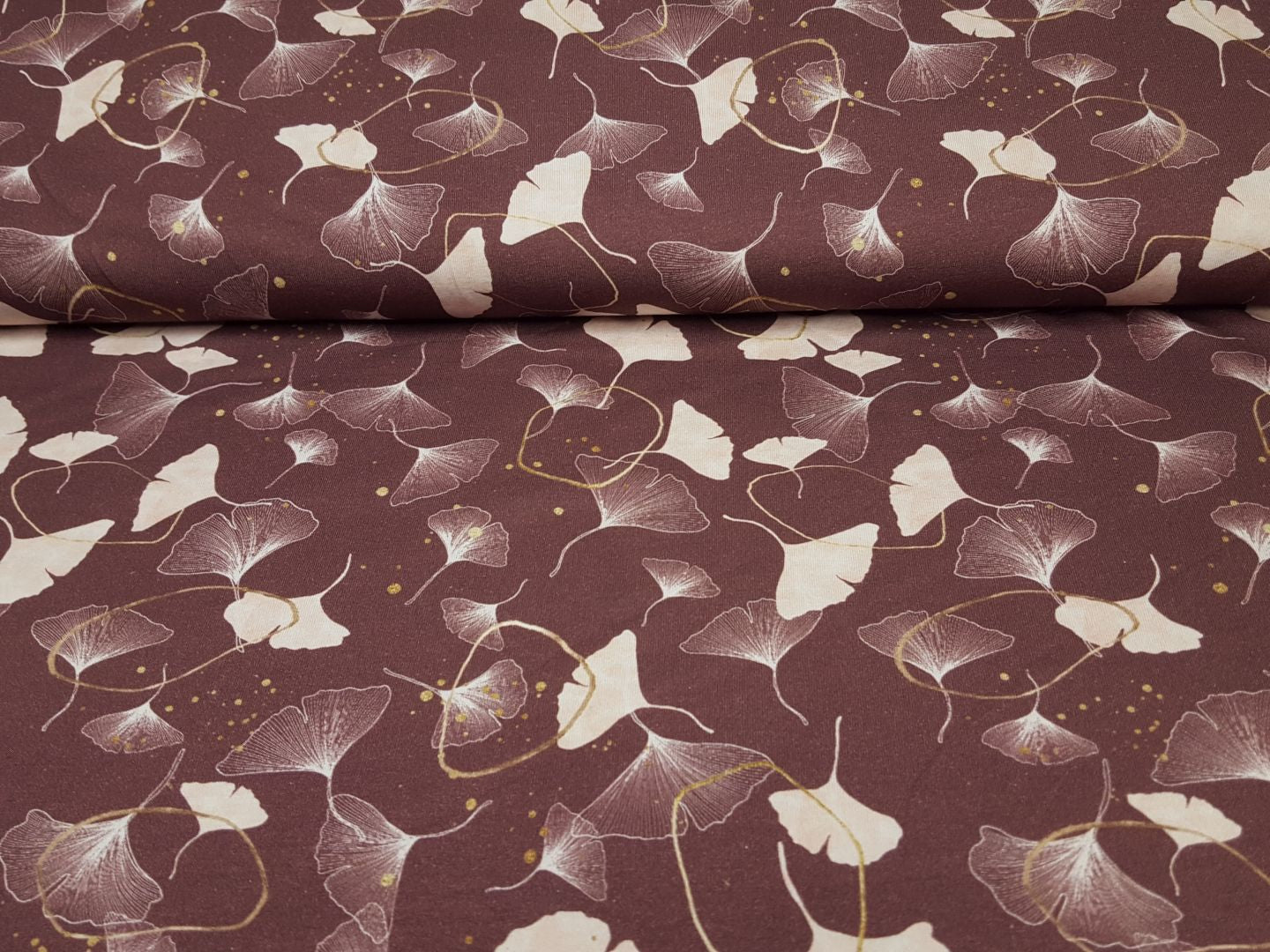 Ginko braunrot/altrosa/ocker