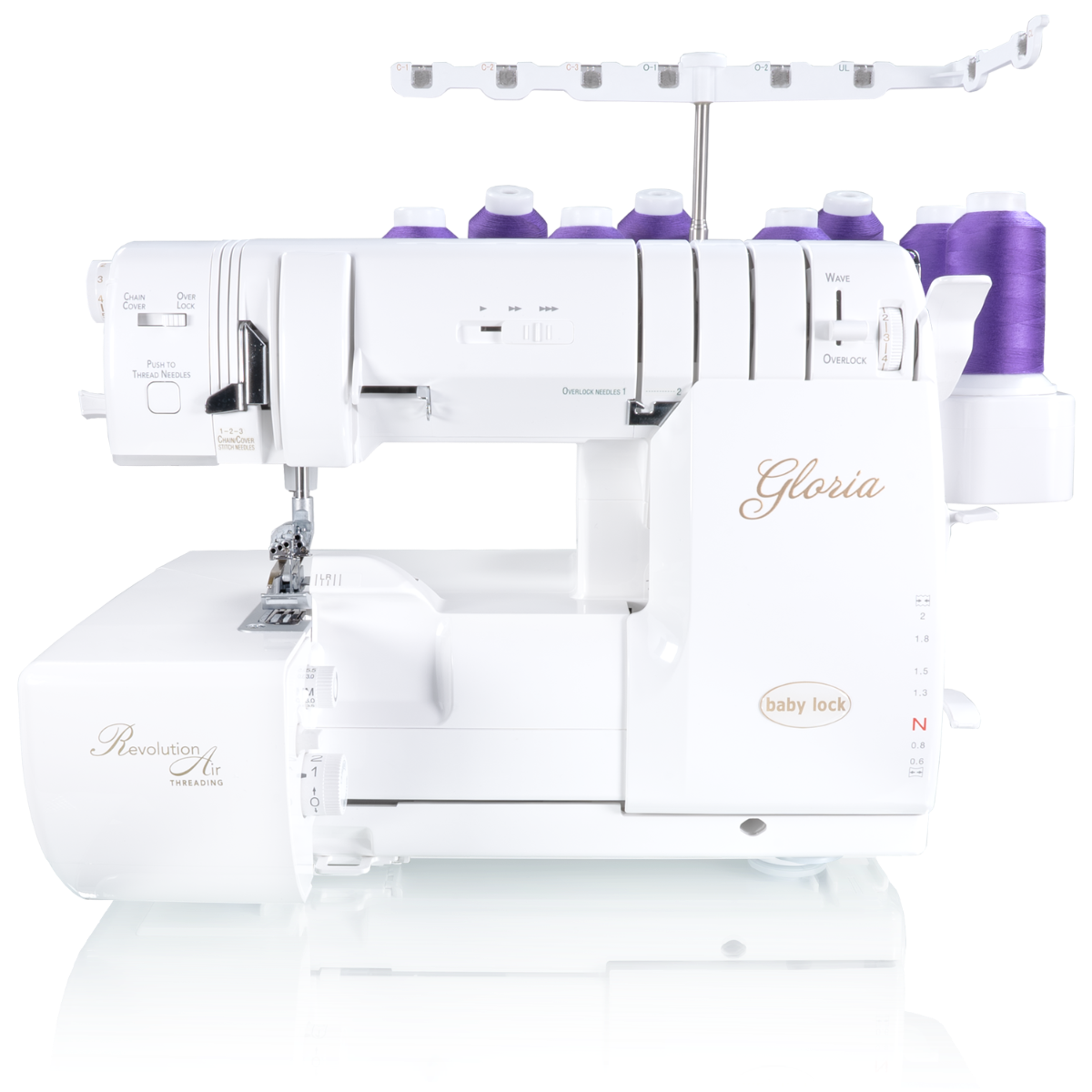 Baby Lock Gloria Overlock- und Coverlockmaschine