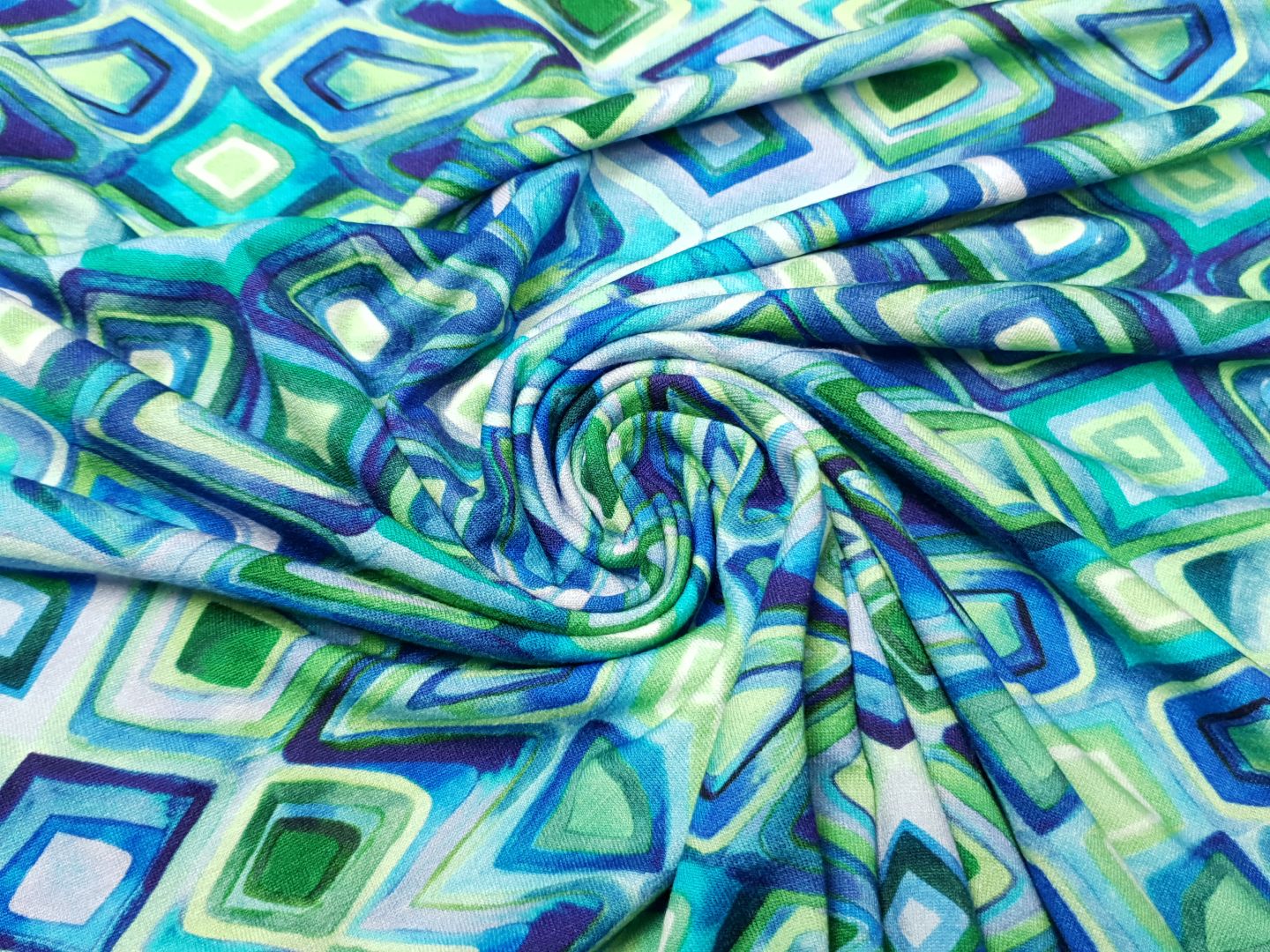 Grafic lila/blau/grün