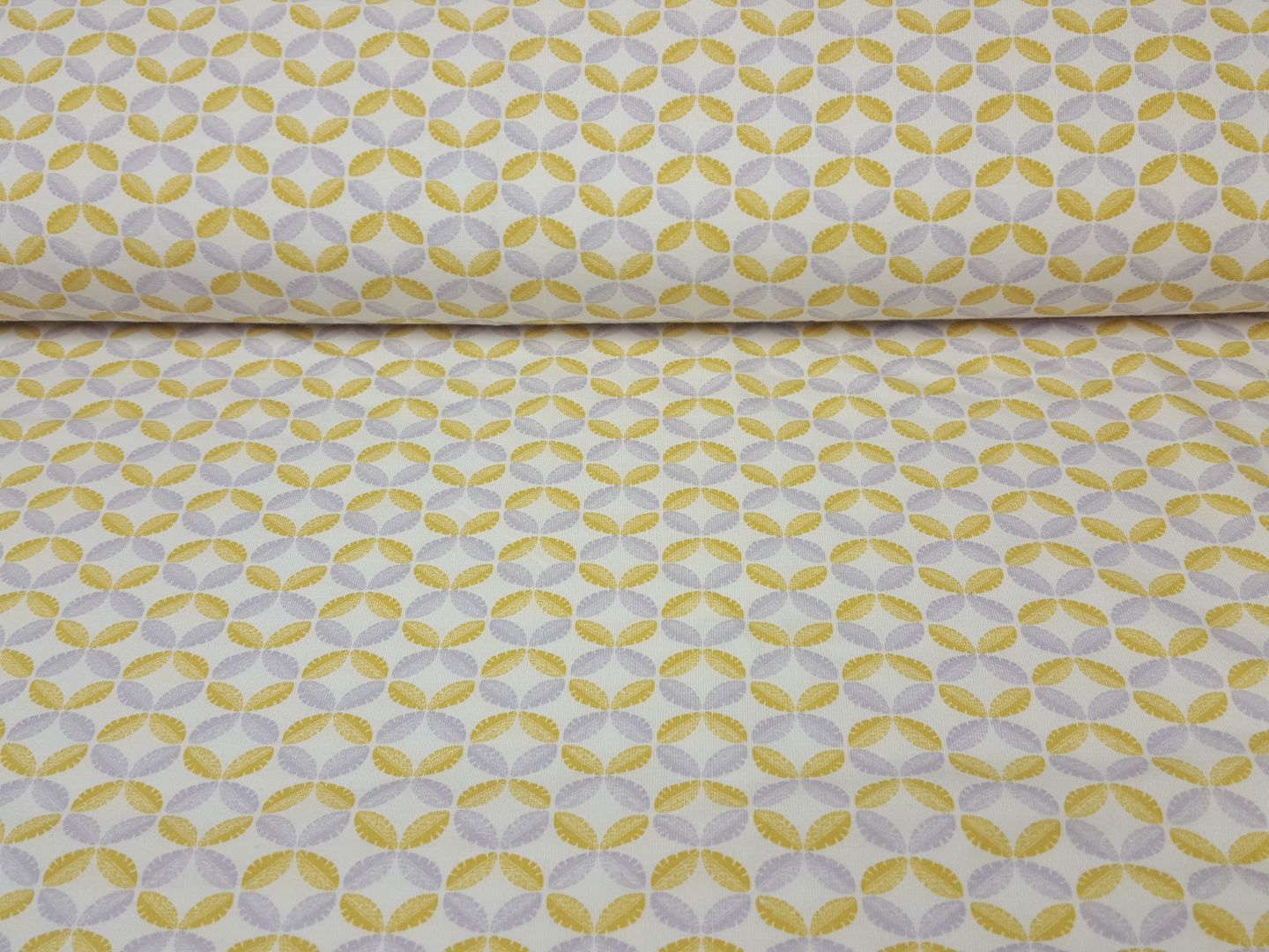 Grafic Circles offwhite/lila/ocker