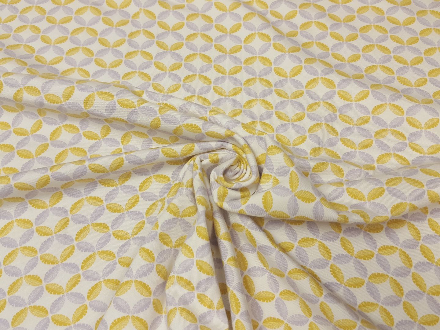 Grafic Circles offwhite/lila/ocker