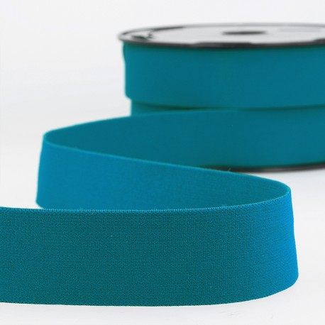 Gummiband 32mm petrol