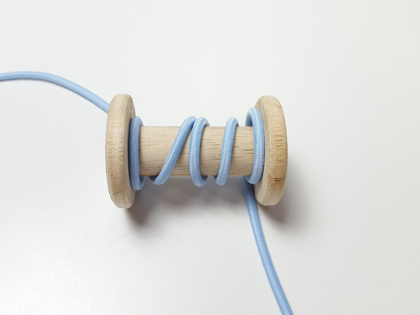 Gummikordel ø 3 mm hellblau