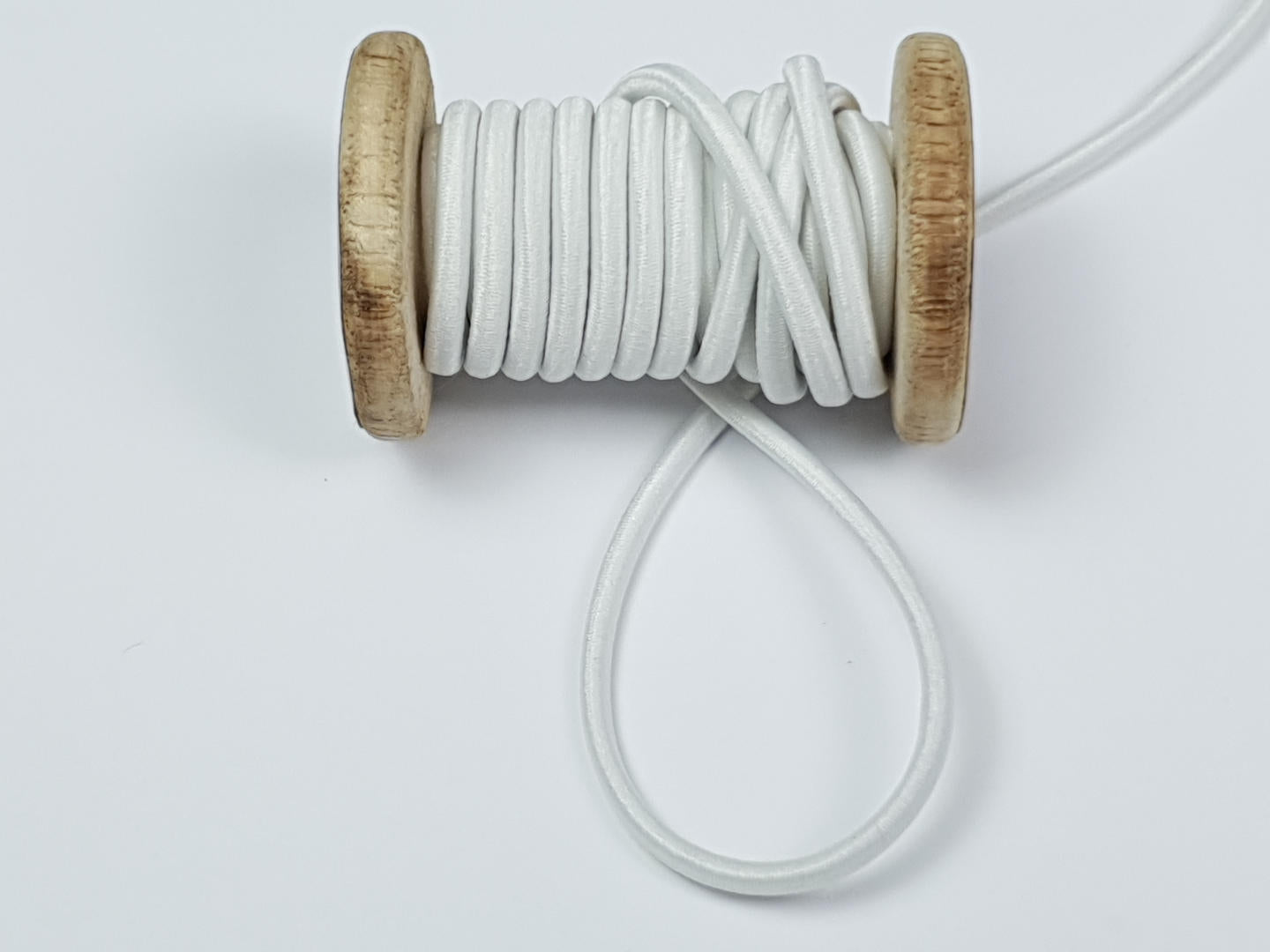 Gummikordel ø 3 mm weiss