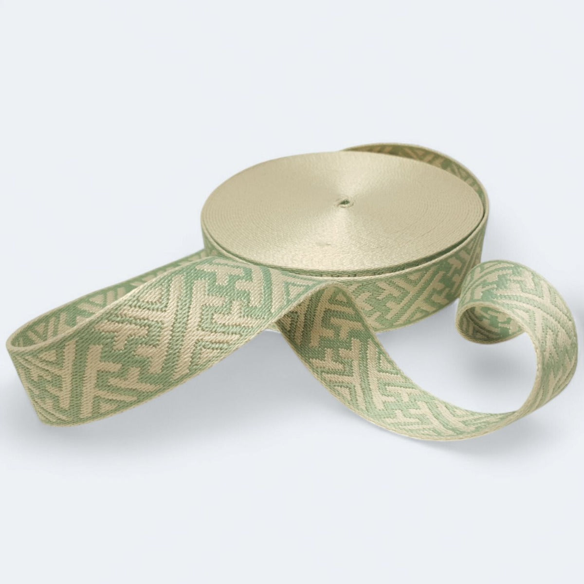 Gurtband Geo 38mm mint/sand