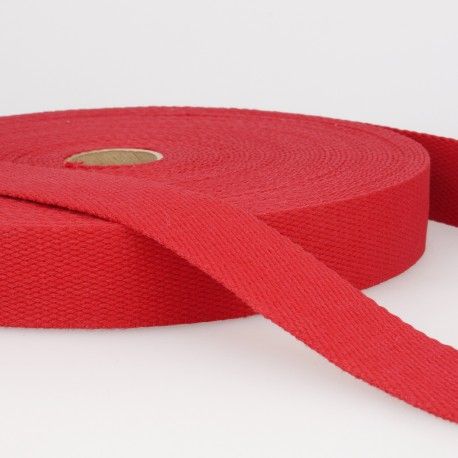 Gurtenband 30mm rot