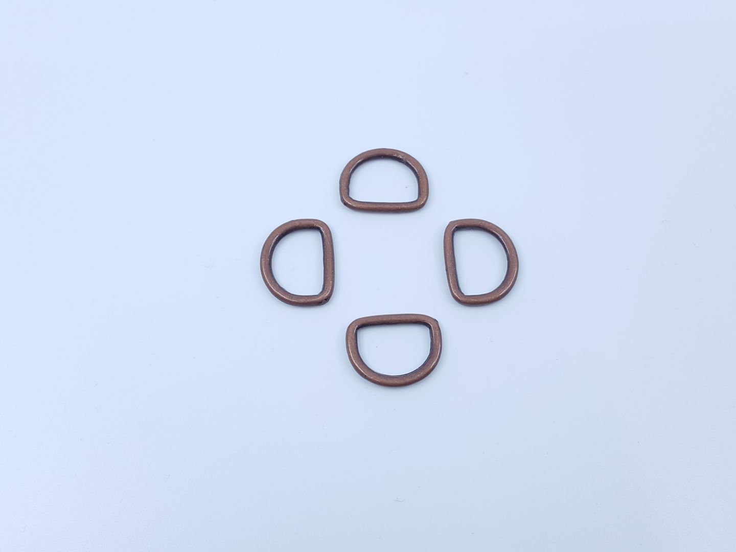 Halbrund-Ringe messing für 30mm Gurtband