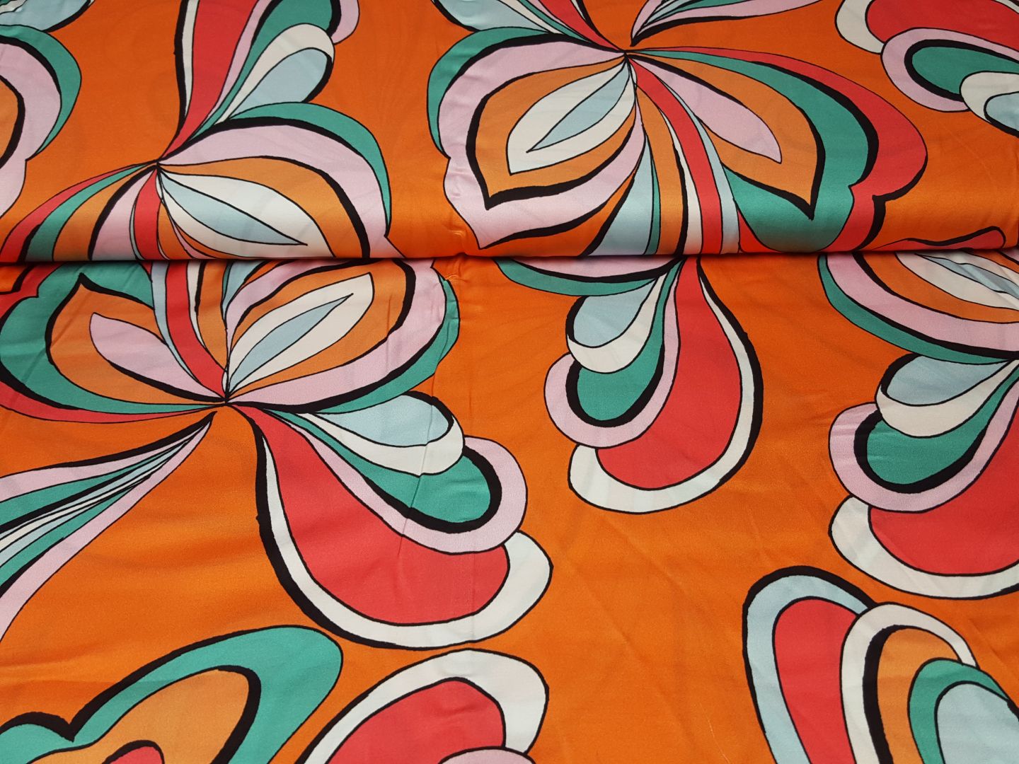 Hanne apricot/mint/schwarz