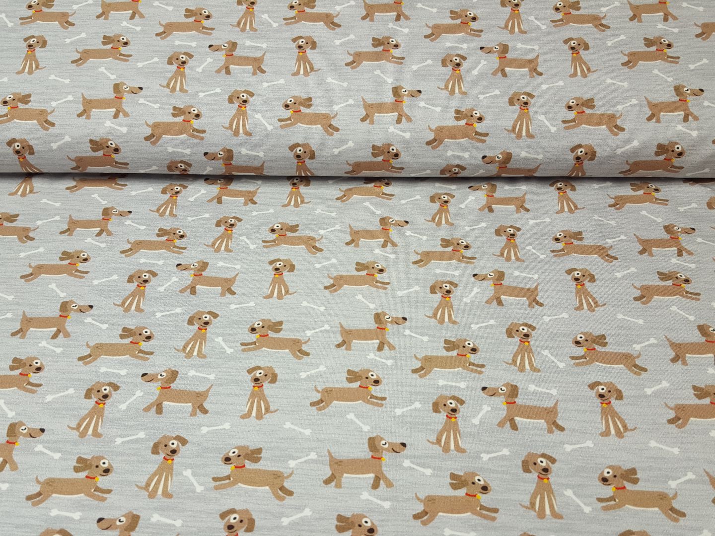 Happy Dog grau melange/braun/offwhite