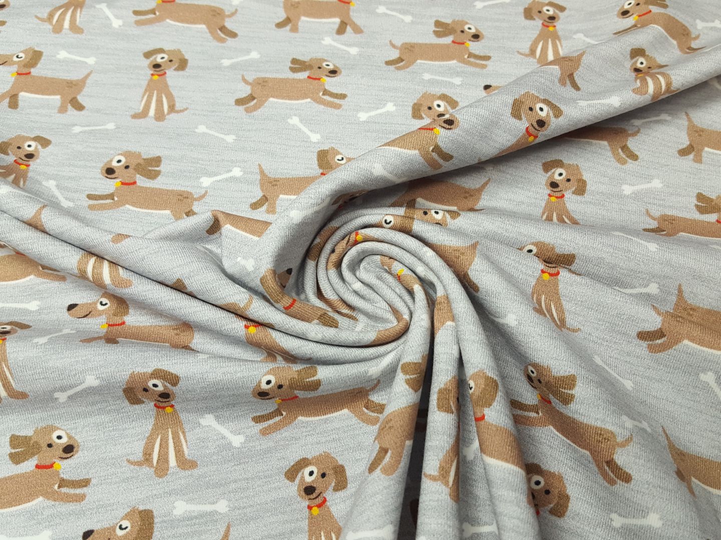Happy Dog grau melange/braun/offwhite
