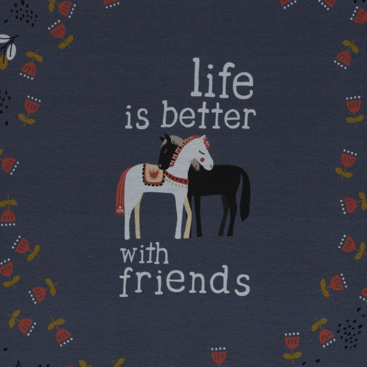 Happy Together by Bienvenido Colorido dunkelblau/rot/olive