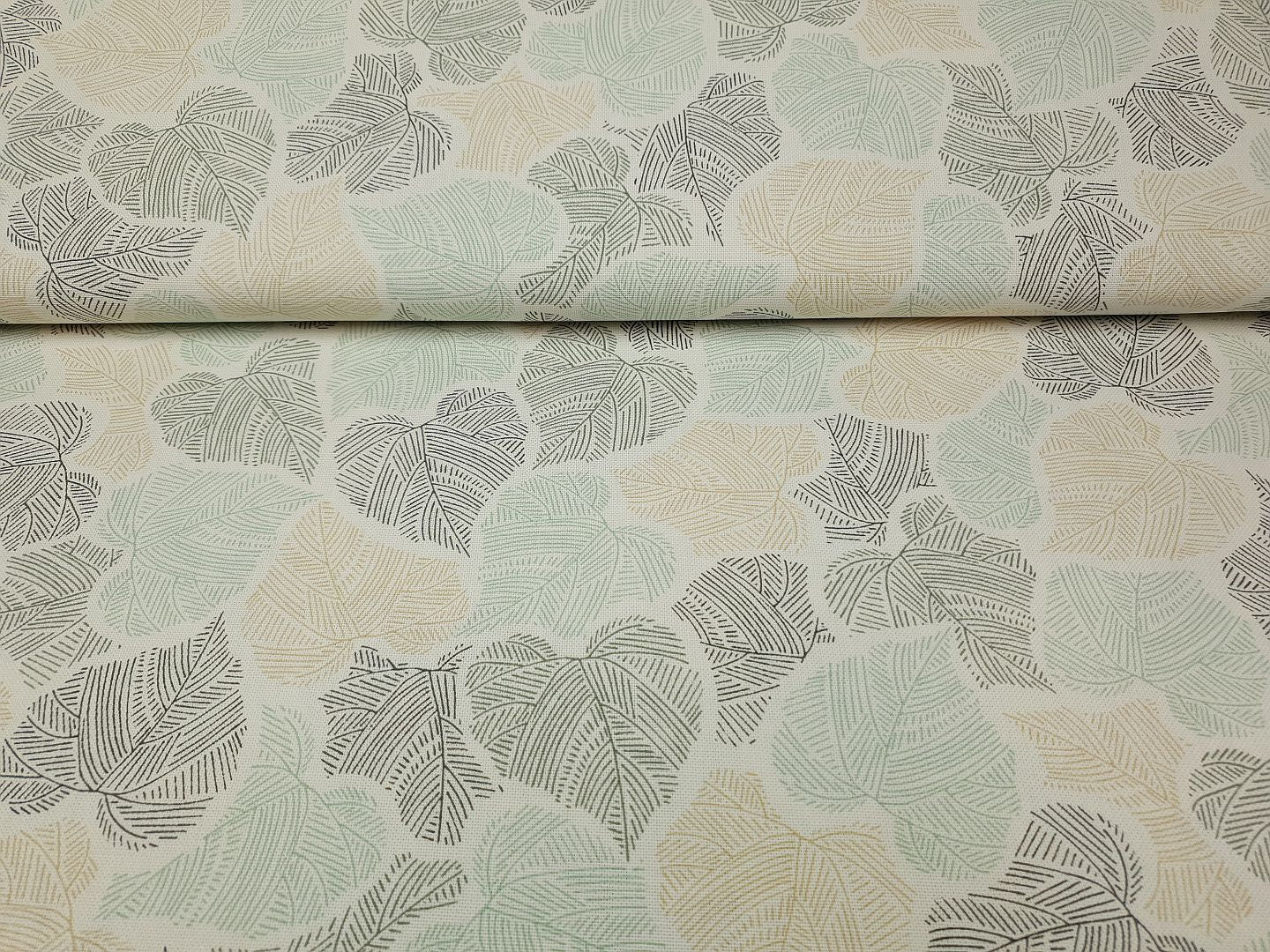 Heart Leaf offwhite/mint/beige/army