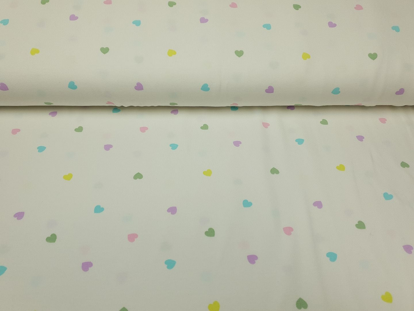 Hearts offwhite/llila/rosa/gelb/aqua