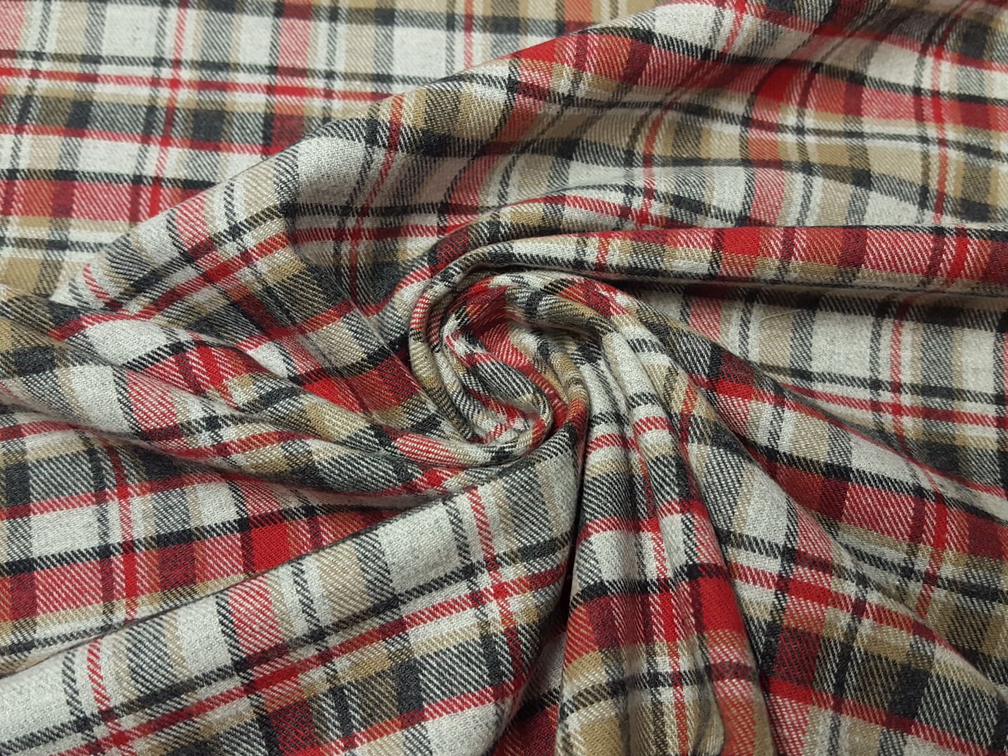 Henri rot/beige/hellgrau