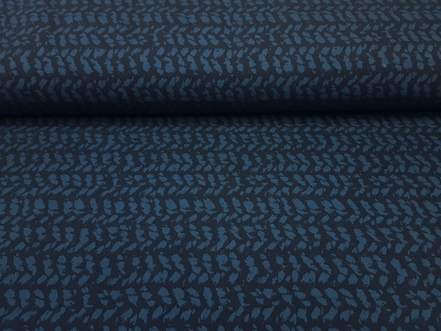 Harringbone Knit navy/rauchblau