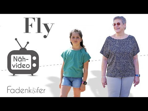 Papierschnittmuster Fly Damen von Fadenkäfer