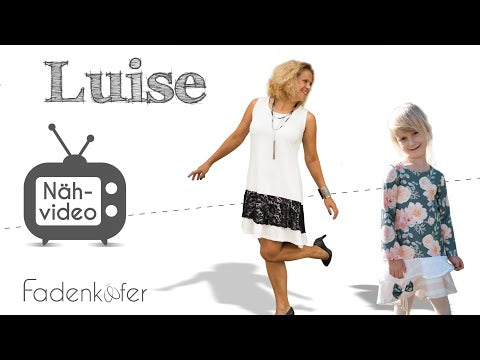 Papierschnittmuster Luise Kinder von Fadenkäfer