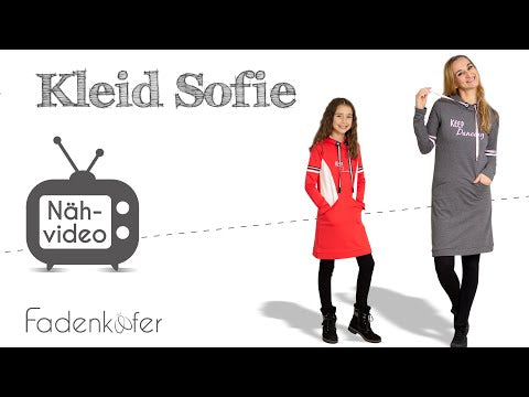 Papierschnittmuster Kleid Sofie Kinder von Fadenkäfer