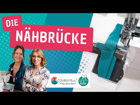 Nähbrücke Overlock - für Kombimodelle 10mm rose