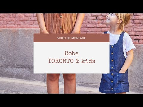 Toronto Trägerkleid für Kinder, Ikatee Papierschnittmuster
