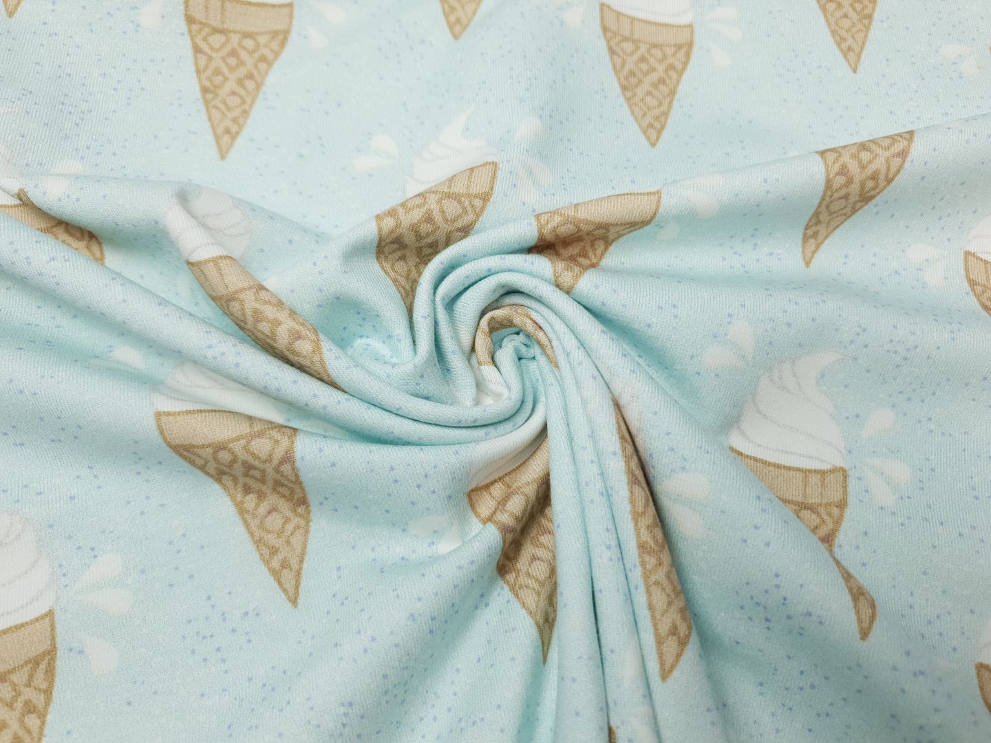 Ice Cream hellblau/beige/offwhite