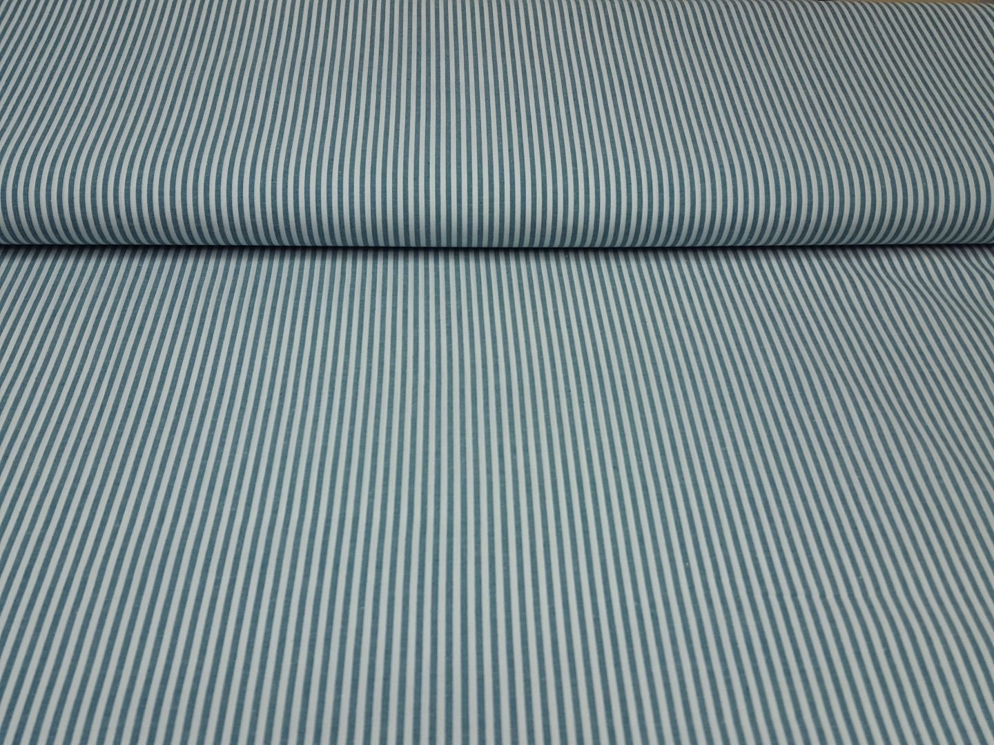 Ida Stripe weiss/petrol